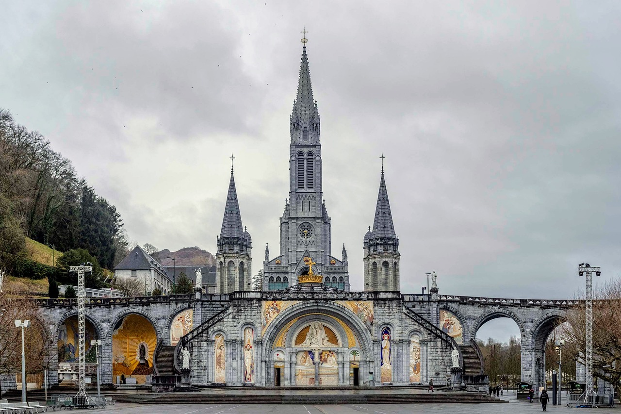 En pèlerinage à Lourdes…